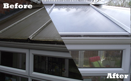conservatory roof cleaning in Milton Keynes